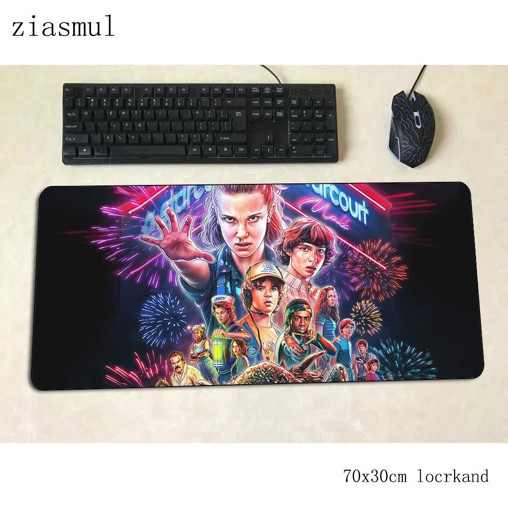 Очень странные дела коврик для мыши 70x30 см игровой Инди поп офисный ноутбук с