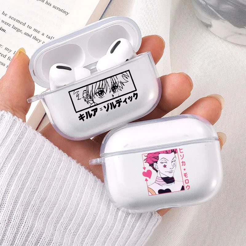 Чехол для наушников Airpods Pro чехол 3 прозрачный Hunter X HXH аниме | Электроника