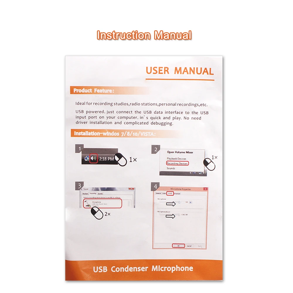 USB микрофон конденсаторный микрофон записи с подставкой для Mac портативных ПК караоке потоковая Twitch Голосовая Подкачка для Youtube