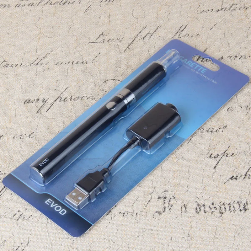 1100mah EVOD электронная сигарета в блистере kit 1 6 ml MT3 Atomizer с батарея ego E Cigarette Kit|Системы