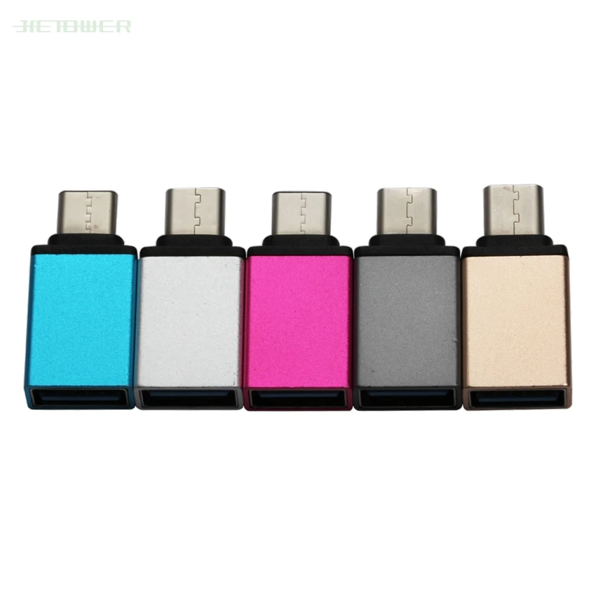 Адаптер USB C OTG для быстрой зарядки 3 0 к адаптеру Type Macbook Pro Xiaomi mi 10 Mini адаптер кабель