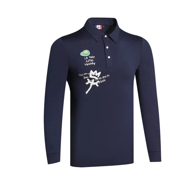 Мужская футболка для гольфа с длинным рукавом 3 цвета|Рубашки гольфа| |