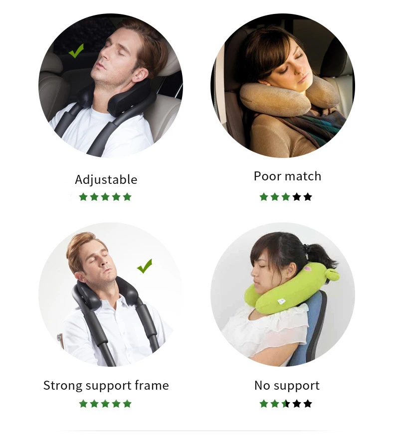 Подушка для путешествий с поддержкой шеи подушка из пены памятью u-образные