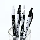 Ручка Эллен Брук шариковая черно-белая, 0,5 мм, синяя, 1 шт.