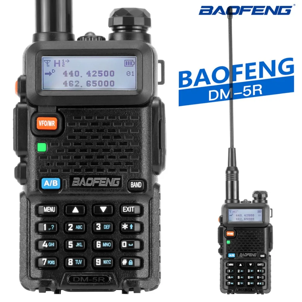 Цифровая рация Baofeng Φ 1 Tier2 DMR Двухдиапазонная DM 5R с двумя временными слотами