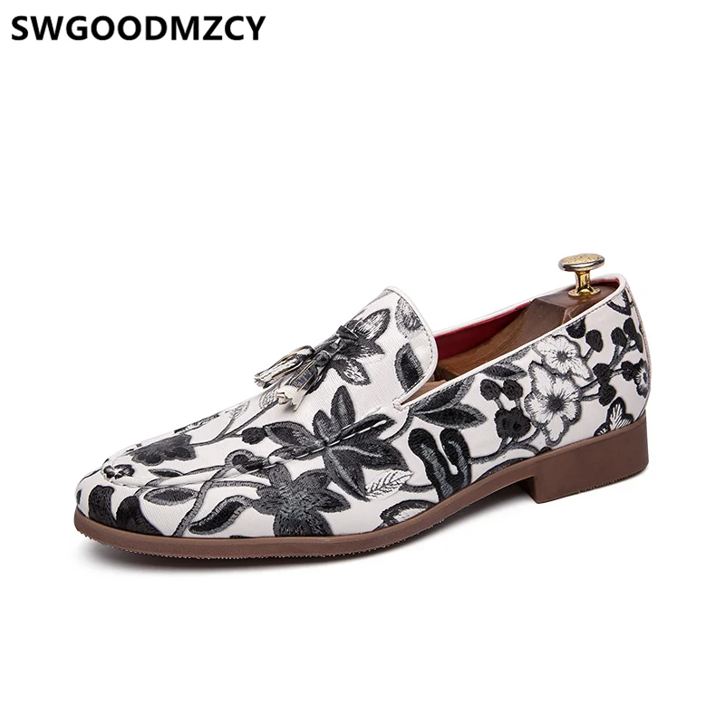 Обувь для вечеринок Для мужчин формальные Мокасины Мужская модельная обувь под