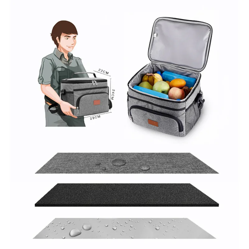 15 л Ланч бокс для кемпинга сумка пикника пляжная холодильник герметичный