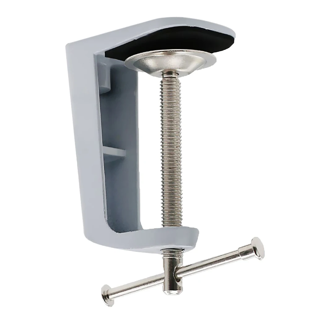 

Adjustable Clamp Desk Lamp Clip Swivel Lock Metal Stand 90mm