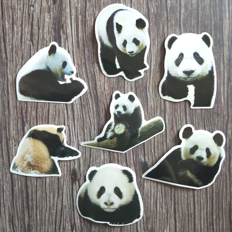 

50Pcs Cute Panda Stickers For Suitcase Skateboard waterproof Laptop Luggage Fridge Phone Car Styling DIY Decal Sticker