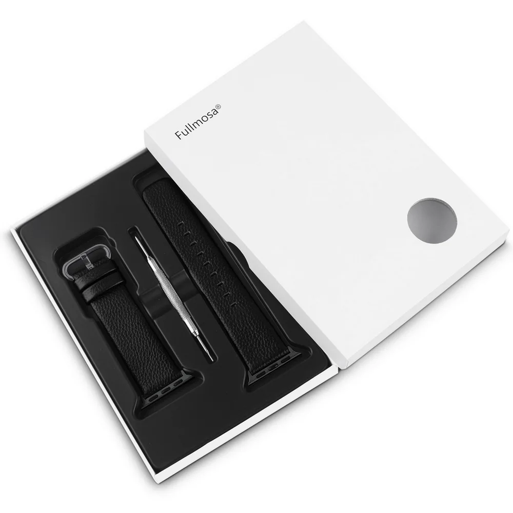 

Genuine Leather Band for Apple Watch Band 44mm 40mm 42mm 38mm IWatch Watch for Apple Watch Bands Strap Watchband Series5/4/3/2/1