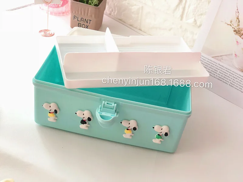 Hello kitty Пластиковый Контейнер Для Хранения Подарочная игрушка коробка для ювелирных изделий ящик для косметики Настольный органайзер для таблеток