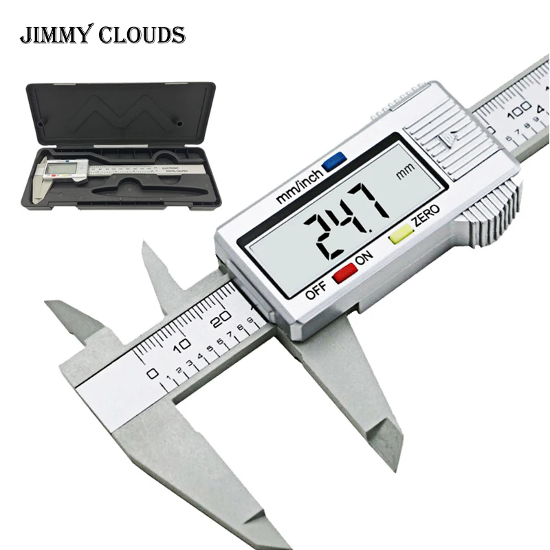 Точность тормозной суппорт 0 150 мм цифровых электронных углеродного волокна