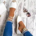 Эспадрильи женские, из хлопка, с заклепками и бисером, ручной работы, лоферы, на плоской подошве, размер SDC67