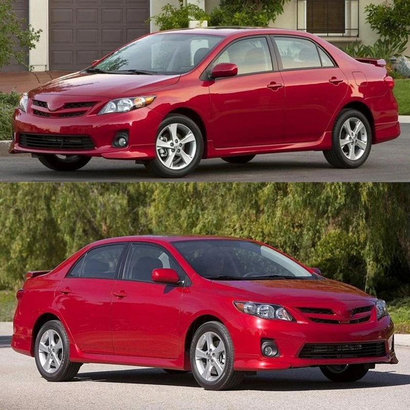 Сплиттер CEYUSOT для переднего бампера автомобиля 2 шт. губы Toyota Corolla 2011 2012 13 материал