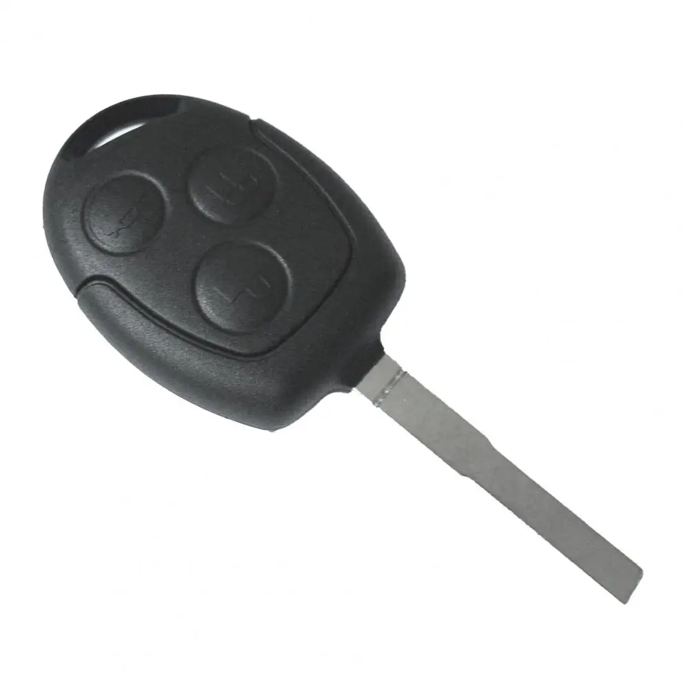 

50% Hot Sales!!! 3 Button Flat Blade ABS Blank Remote Key Case Fob Shell Replacement for Ford Focus