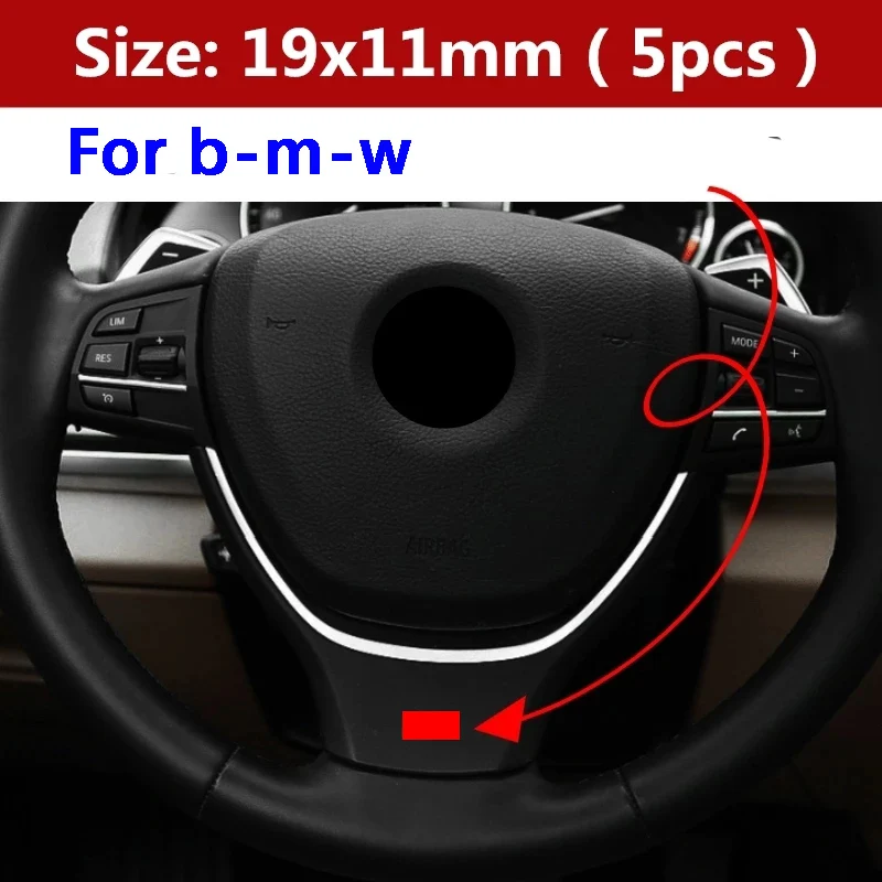 Ручка рычага переключения передач на руль 5 шт. наклейка автомобиль для BMW M Logo M3 M5