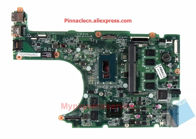 NBMP511004 I5 4210U материнская плата для ACER R3 471 471TG DA0ZQXMB8E0 ZQX|Материнские платы ноутбуков|
