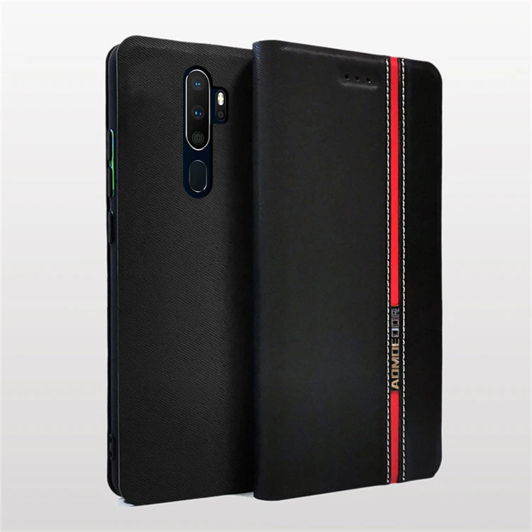 Кожаный флип-чехол для oppo Рено z 10x F9 F7 F5 A83 A1 A73 A75 A7 AX7 A5s AX5s A5 A3S AX5 F11 A9 чехол-накладка для телефона чехол s