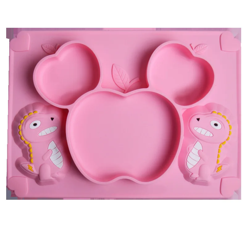 

Baby Silicone Dinner Plates, Infant Training, Complementary Food Bowls, Anti-falling Suction Bowls, Tableware