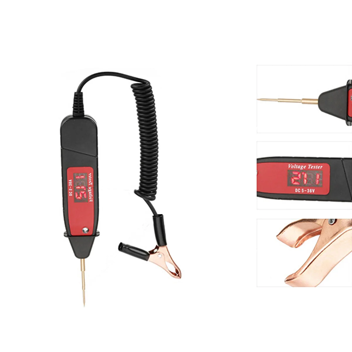 Автомобильный Универсальный диагностический цифровой тестер с ЖК-дисплеем