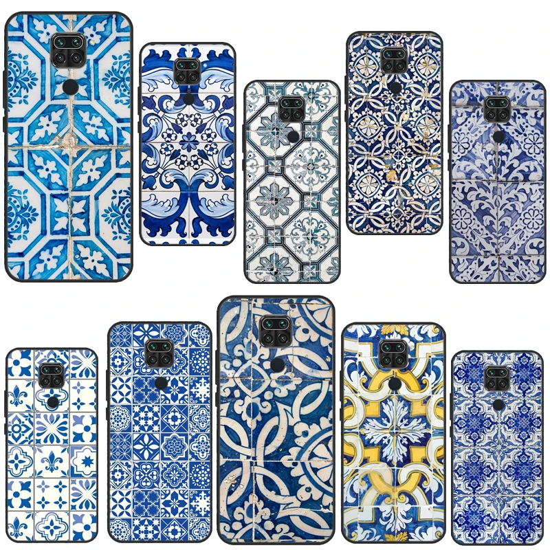 Чехол с португальской глазурованной плитой для Xiaomi Redmi Note 11 10 9 8 12 Pro Plus 12S 11S 10S, чехол для Redmi 12C 10C 10A 9C