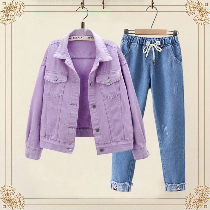 Женская джинсовая куртка с длинным рукавом черная короткая Свободная из денима