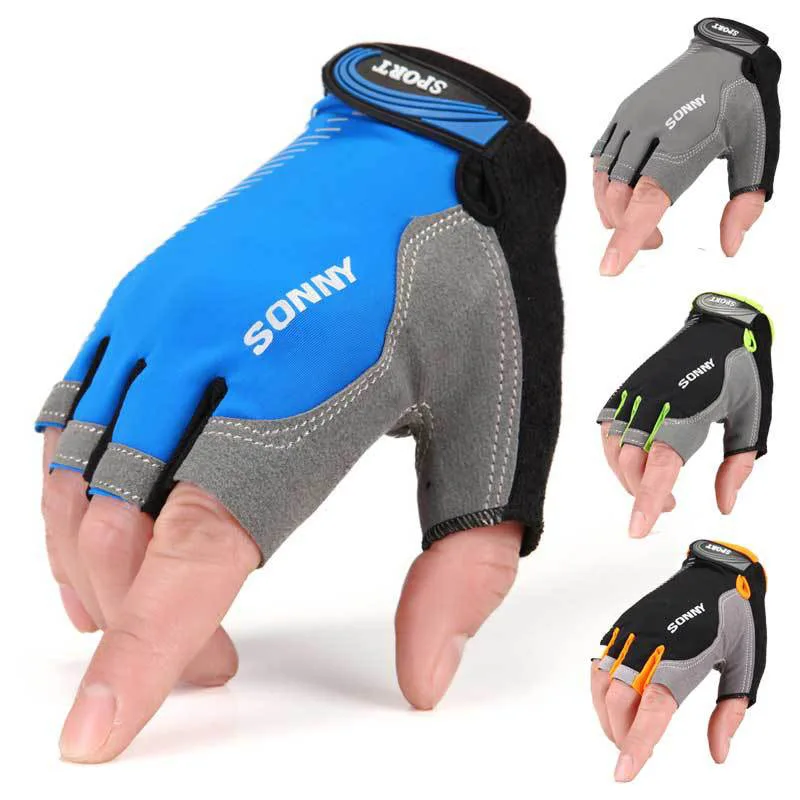 1 пара велосипедные перчатки с полупальцами противоскользящие гелевые для