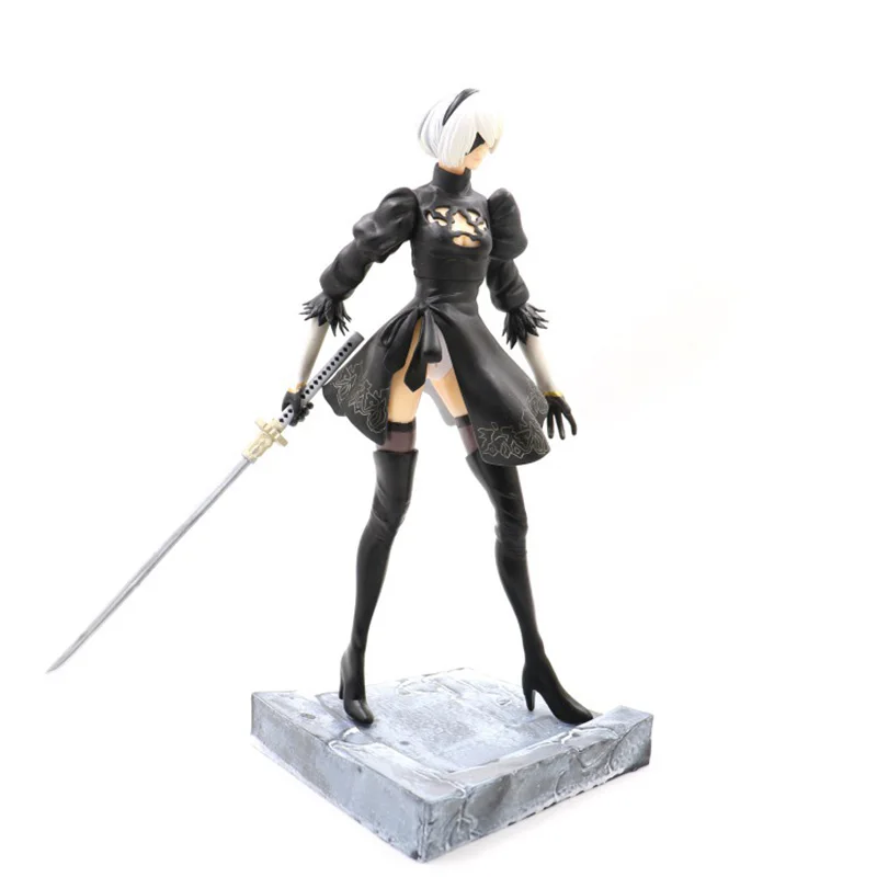 Экшн фигурка NieR Automata YoRHa № 2 тип B 2B Banpresto ПВХ 25 см Коллекционная модель игрушка