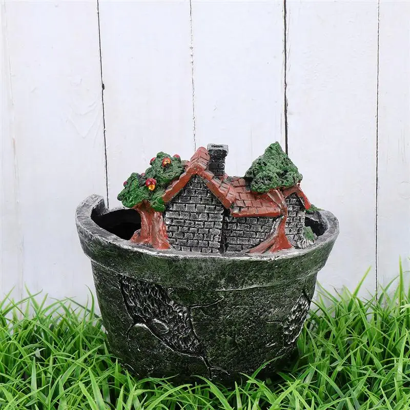 

Resin House Decoration Succulent Holder Succulent Flower Pot Desktop Ornament Home Decorations Accessories