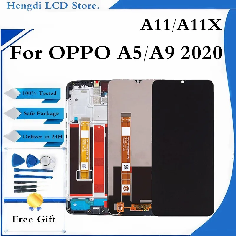 

Original LCD For OPPO A11 A5 2020 CPH1937 LCD CPH1939 CPH1931 Display Touch Screen Digitizer Assembly For OPPO A9 2020 A11x LCD