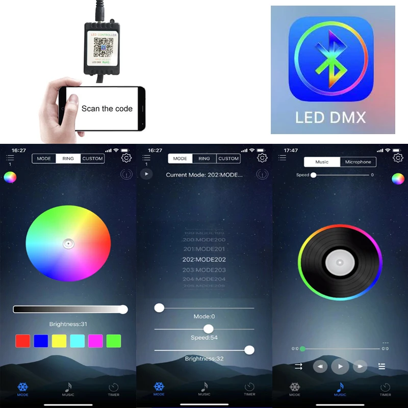Niscarda 4 шт 12V IP65 Bluetooth App Управление RGB Светодиодные ленты под автомобиль 60 90 120 см Tube Underglow днища Системы неоновый светильник