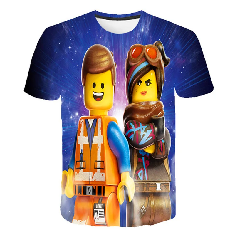 От 4 до 14 лет модная футболка LEGO детская одежда с изображением брата глаз
