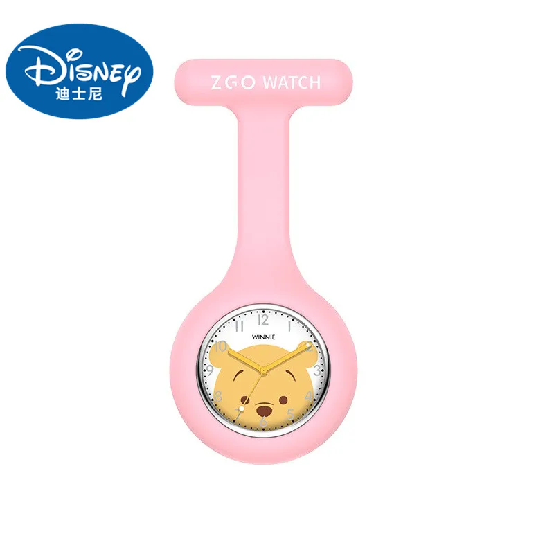 Оригинальные Модные карманные наручные часы Disney силиконовые медсестры брошь