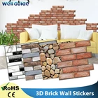 Настенная самоклеящаяся 3d-наклейка с мраморным кирпичом, 30 х30 см