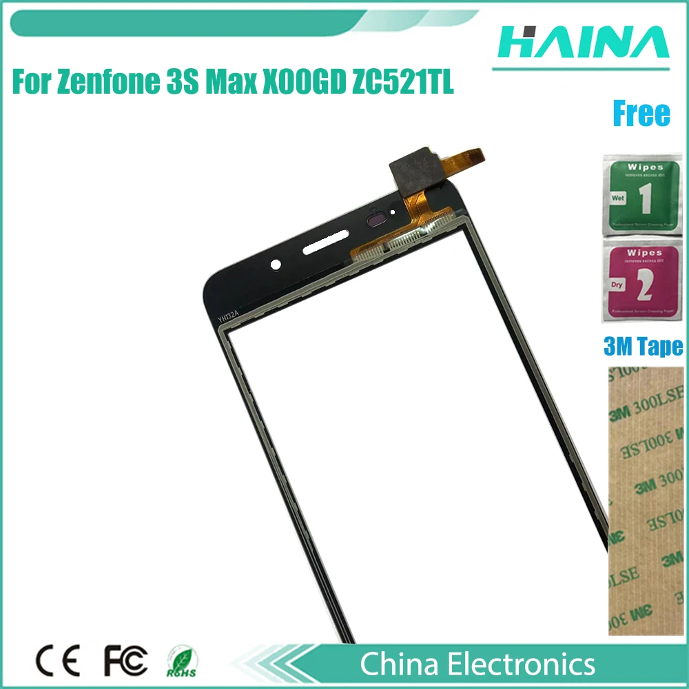Наклейка 3M сенсорный экран с дигитайзером для Asus Zenfone 3S Max X00GD ZC521 сенсорная панель