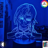 seraph of the end led light for home decoration birthday gift manga 3d night lamp ferid bathory seraph of the end