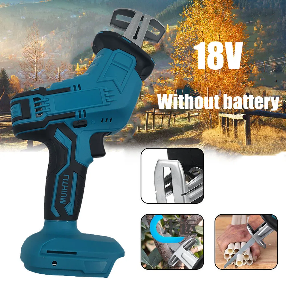 

18V Electric Chainsaw Reciprocating Saw For Wood Cutting Portable Without Battery Wood Cutting Machine