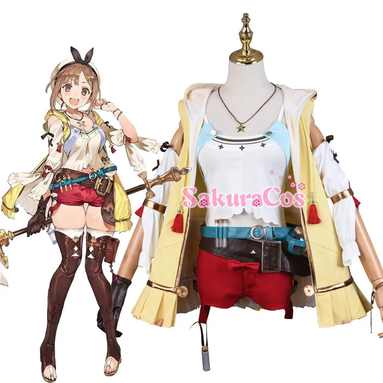 Полный комплект униформы аниме Atelier Ryza: Ever темнота и секретное скрытие райзалин