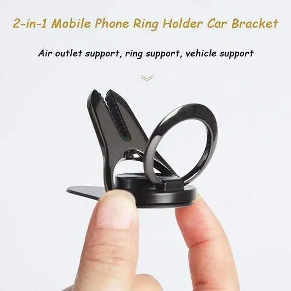 2 в 1 кольцо держатель мобильного телефона для автомобиля Универсальный
