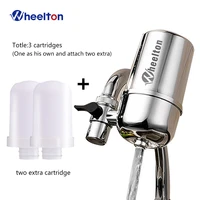 wheelton tap water filter faucetf 102 2e removal replacement filter remove alkaline water ceramic cartridge purifier freeship