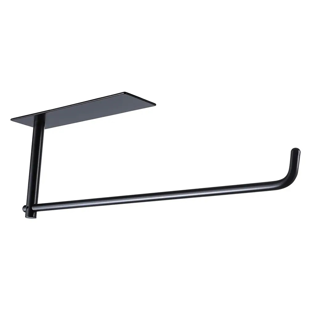 

Paper Towel Holder Under Kitchen Cabinet Self Adhesive Towel Paper Holder SUS 304 Stainless Steel Stick On Wall
