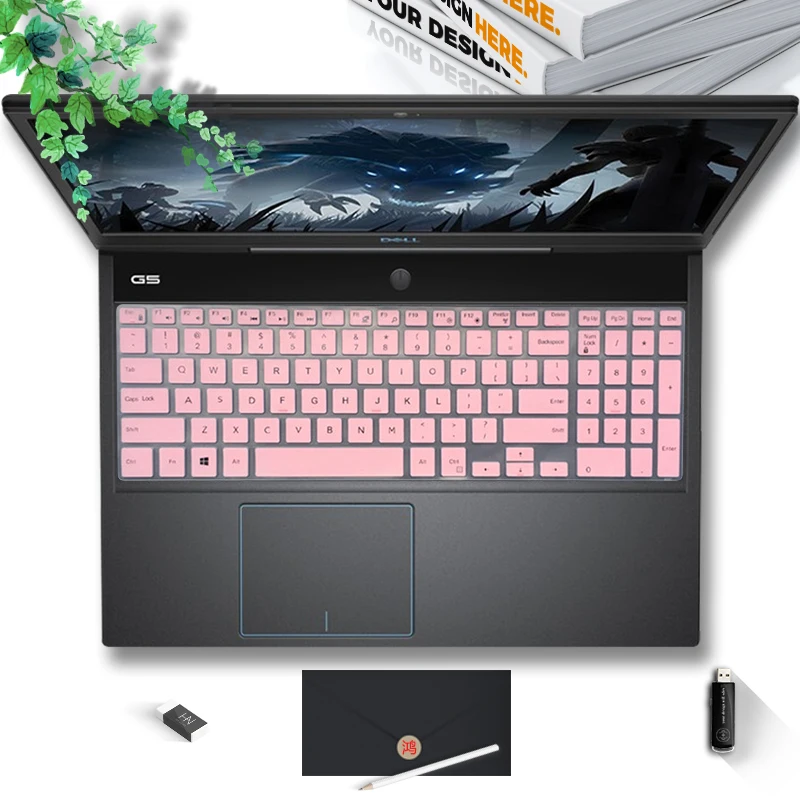 Силиконовая накладка на клавиатуру для ноутбука Dell Inspiron 15 3567 3593 5570 5577 5767 7559 7567 7577 17