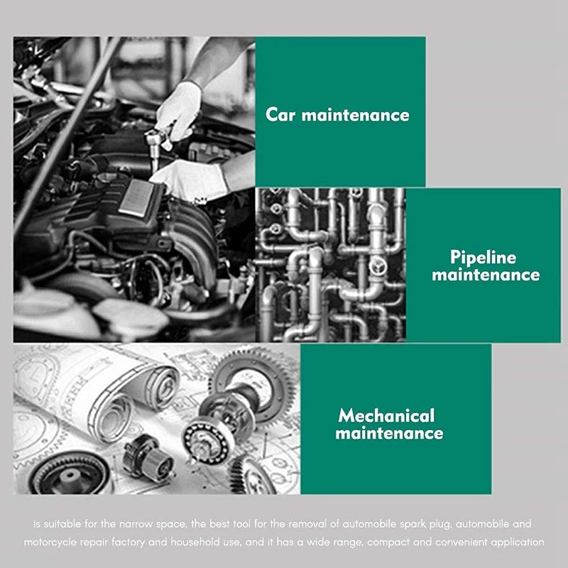 

New Air Ratchet Wrench Pneumatic Air Ratchet Wrench 150 Rpm Torque Socket Screw Bits Repair Hand Tool