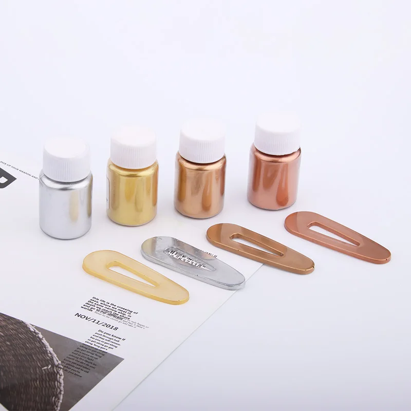 

Shimmer Metallic Gold Silver Color Pigment Pearlescent Colorant Pearl Pigment Dye UV Resin Epoxy Colour Jewelry Making