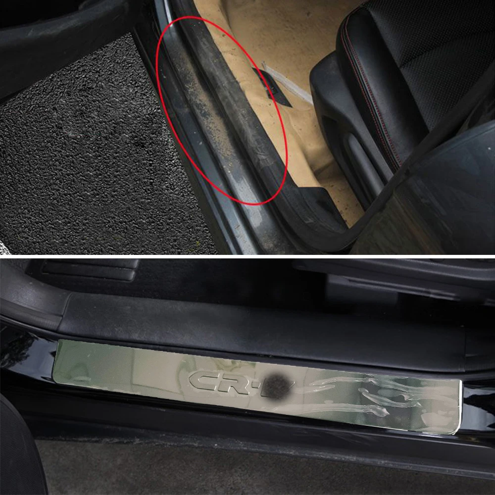 ECAHAYAKU для Honda CRV CR-V 2012 Внешний протектор порога двери защитные накладки на педали