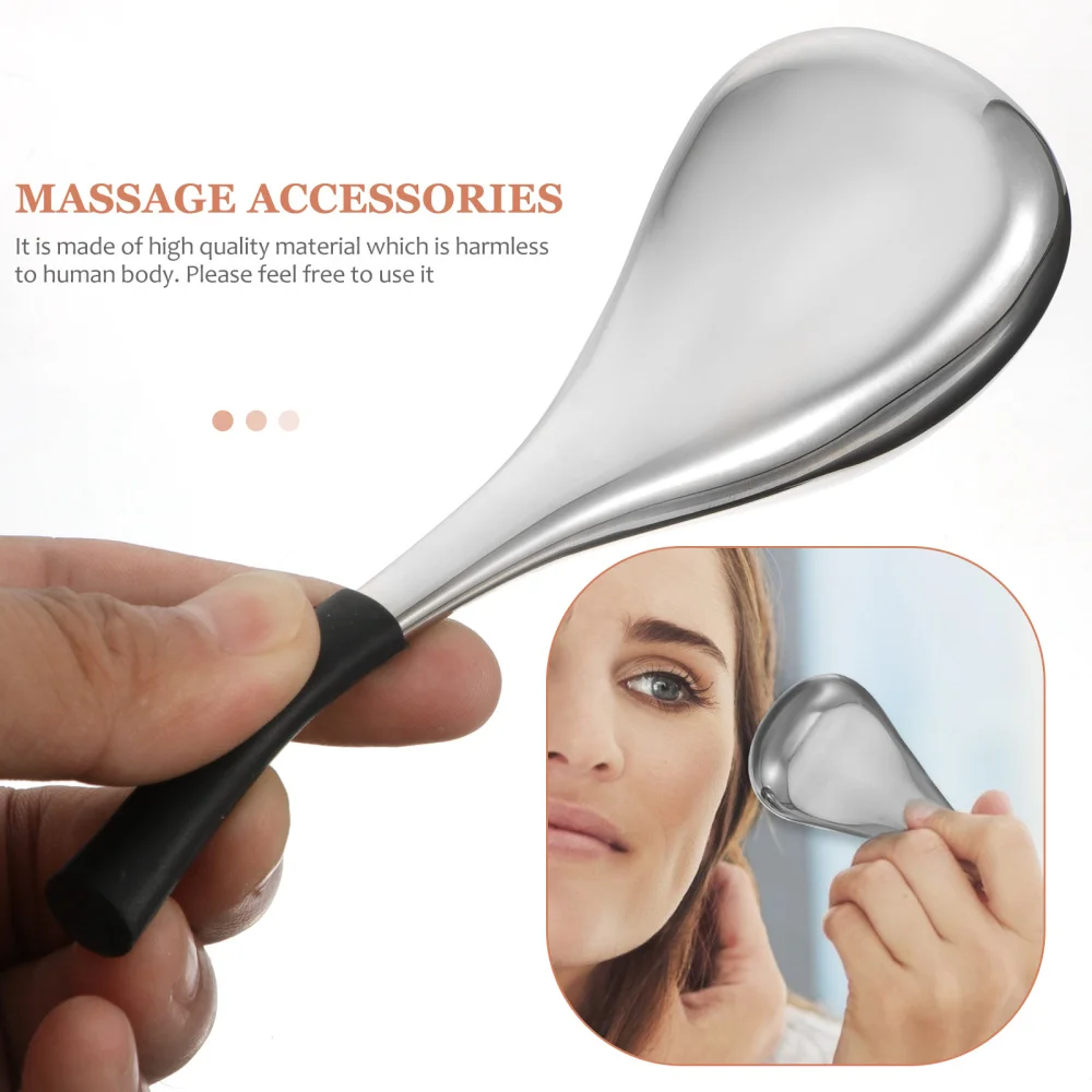 

2 Pcs 1 Set Portable Supplies Stainless Steel Scoops (Silver)