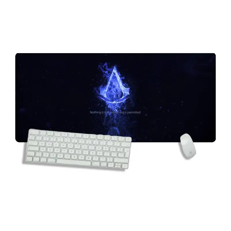 

Assassins Creed Symbol gamer play mats Mousepad Desk Table Protect Game Office Work Mouse Mat pad Non-slip Laptop Cushion