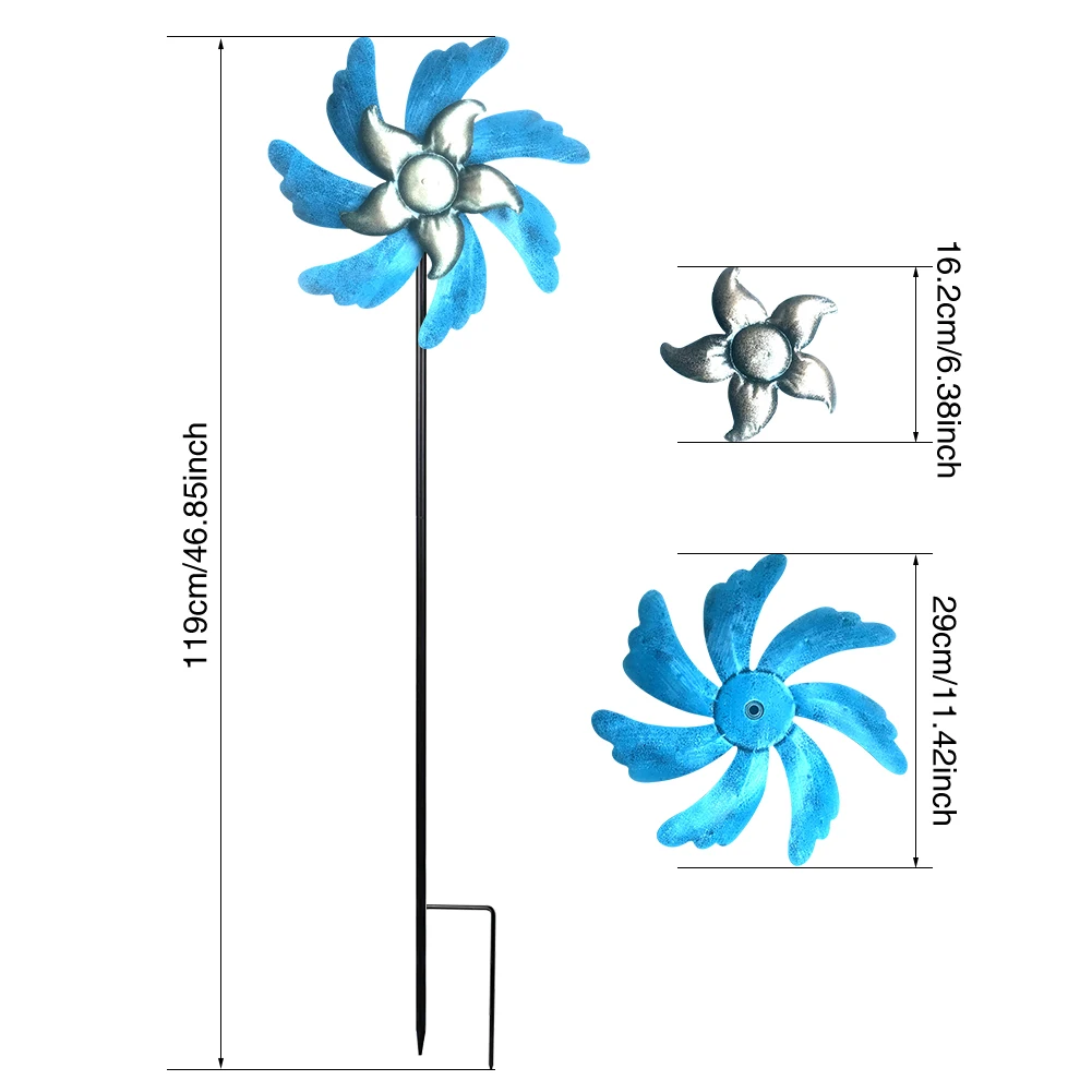 Декоративная кинетическая Подарочная стойка для газона двора вертикальный