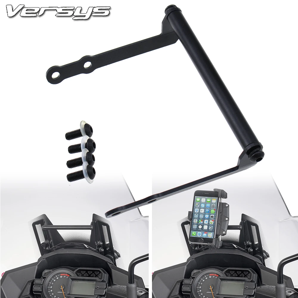 

Motorcycle GPS Smart Phone Navigation Mount Mounting Bracket Adapter Holder for KAWASAKI KLE1000 VERSYS VERSYS1000 2017-2019