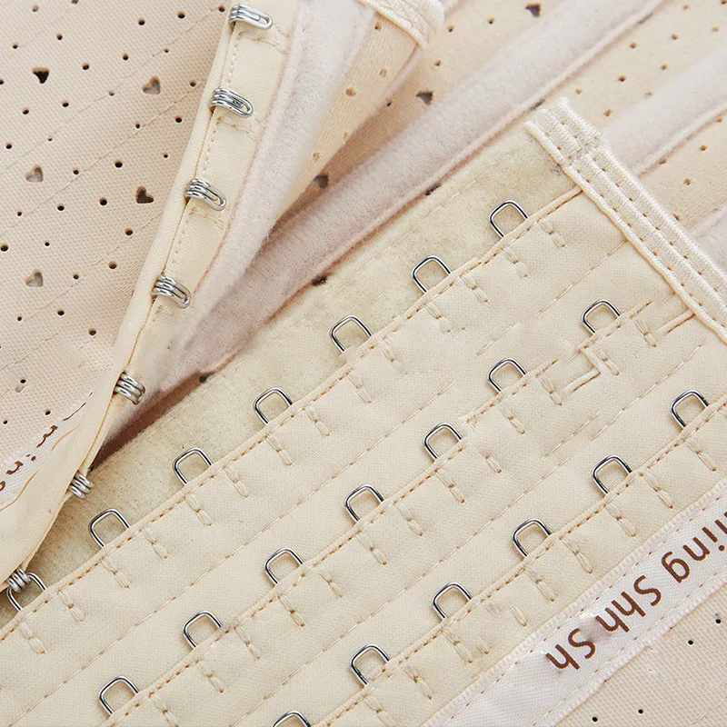 Ажурный латексный тренировочный пояс для талии с 25 стальными косточками женские